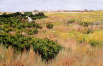 William Merritt Chase : Landscape near Coney Island